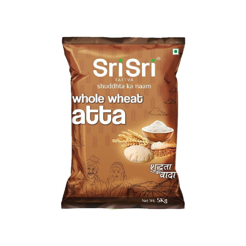 Whole Wheat Atta, 5kg - Sri Sri Tattva