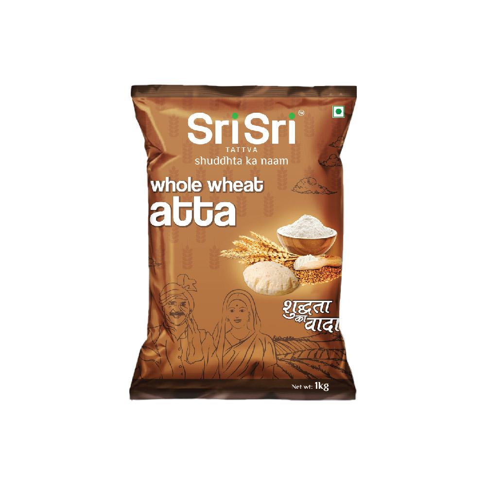 Whole Wheat Atta, 1kg - Sri Sri Tattva