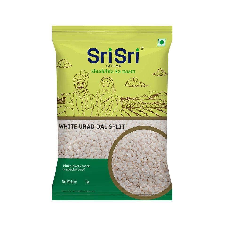 White Urad Dal Split, 1kg - Sri Sri Tattva